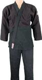 Single Weave Black Jiu Jitsu Uniform 